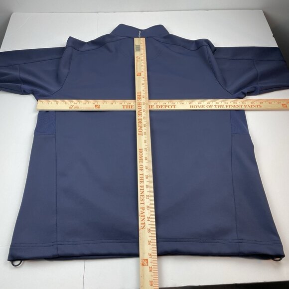 ZERO RESTRICTION TOUR SERIES 1/4 ZIP PULLOVER NAVY L Us Open Logo - Picture 3 of 10